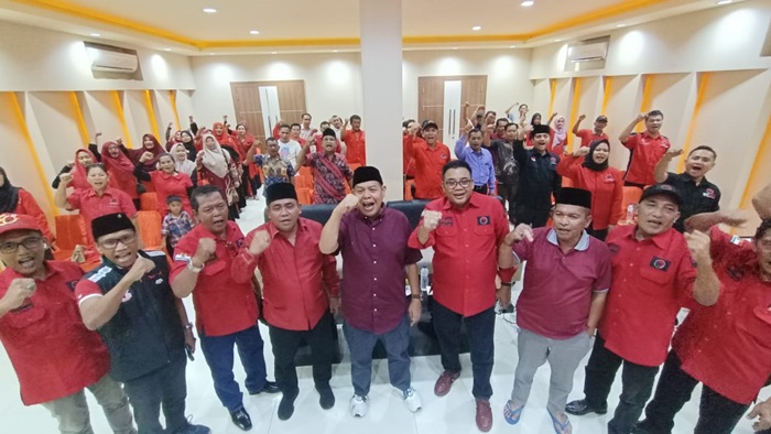 Dihadiri Calon Bupati Siak Irving Kahar Arifin, Teriakan ISO Menang Menggema di Tualang