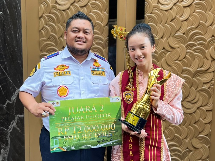 Membanggakan, Vannesa 'SIBINUT' Siswi SMAN 1 Tembilahan Hulu Juara II Pemilihan Pelajar Pelopor Nasional