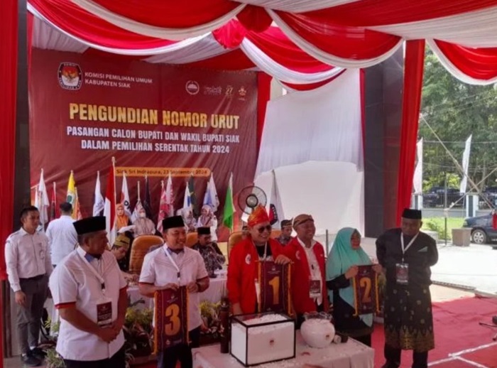Nomor Urut Paslon Pilbup Siak: ISO Nomor 1