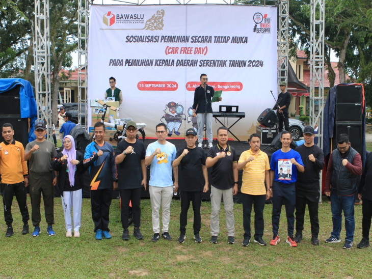Hadiri Sosialisasi Pilkada, Pj Bupati Kampar: Jangan Terpecah Karena Beda Pilihan!