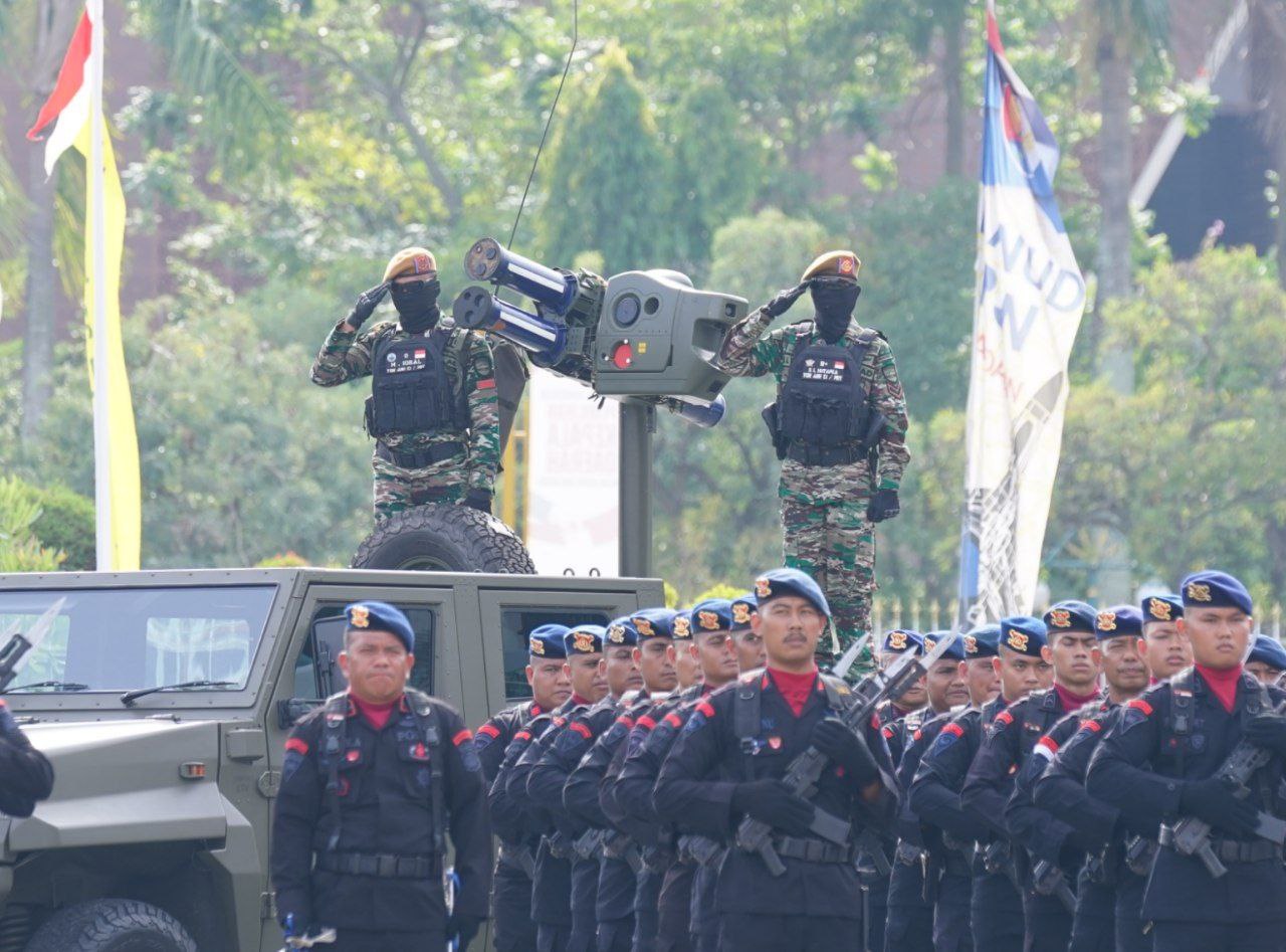 Hadiri HUT TNI ke-79, Pj Gubri: Mari Kita Kerjasama untuk Riau Tercinta