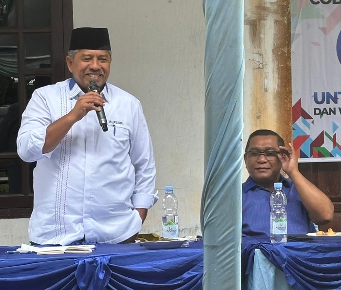 Jalan Kampung Diaspal dan Lampu Terpasang, Warga Suka Muliya Targetkan Alfedri-Husni Menang 90%