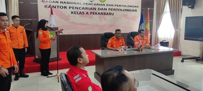 PT. PLN Nusantara Power UP Tenayan Melaksanakan Pelatihan Fire Rercue Bersama BASARNAS Kota Pekanbaru