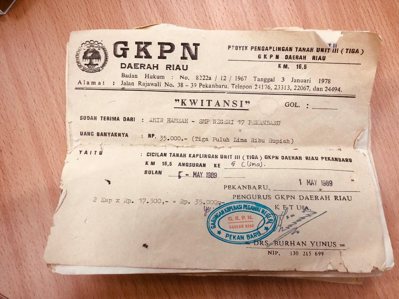 Aneh! Tanah Kaplingan GKPN di Rimbo Panjang Diklaim Oknum yang Punya Surat Desa Lain