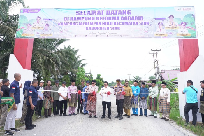 Merempan Hulu jadi Percontohan Kampung Reforma Agraria Siak, Ini Harapan Pjs Bupati Indra Purnama