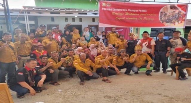 Milad ke-4, DPD Permas Lampri Kampar Gelar Slahturahmi Akbar dan Aksi Peduli