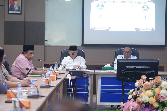 Kunjungan Kerja ke Kampar, Pj Gubernur Riau Silaturahmi Bersama Jajaran Pemkab