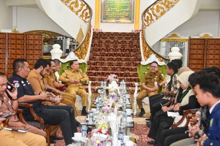 Audiensi dengan Pjs Bupati, HMI Bengkalis Sampaikan Beberapa Keluhan Masyarakat Termasuk Soal Roro
