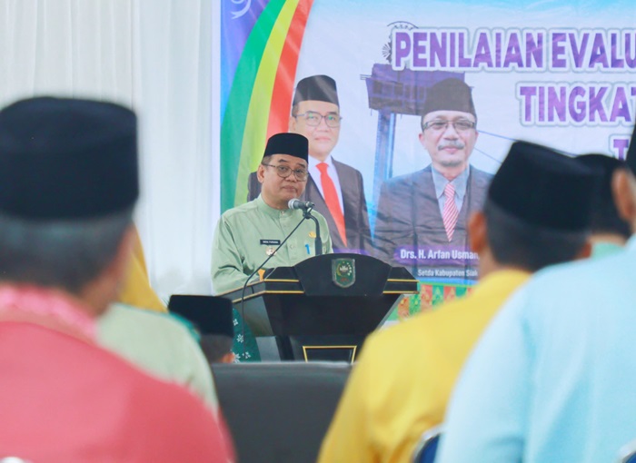 Sambut Ketua Tim Penilai EKK, Pjs Bupati Siak Dorong Aparatur Kecamatan Berinovasi