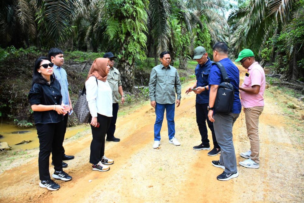 Konflik Tanah Ulayat Vs PTPN IV Terjadi di Kampar Tim Menkopolhukam RI Turun ke Desa Ganting