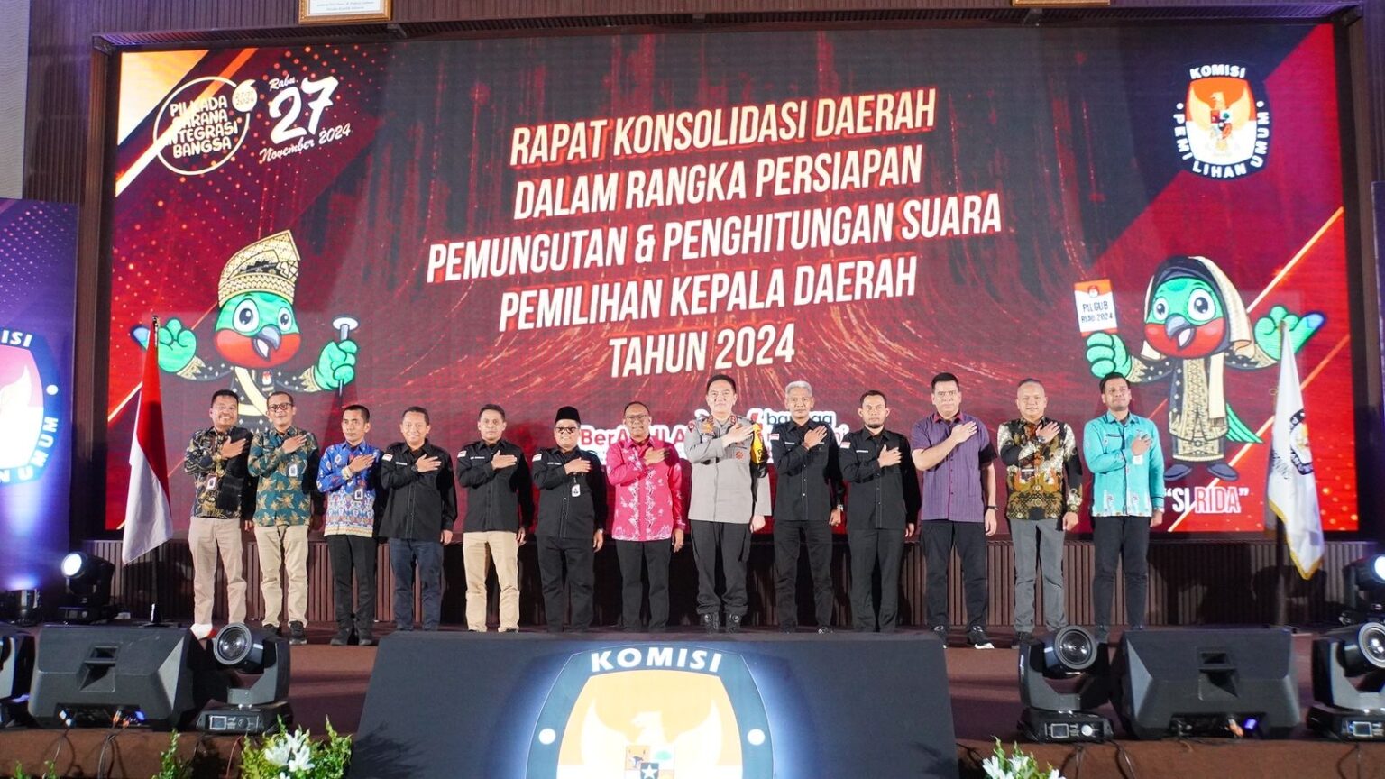 KPU Provinsi Riau Gelar Rakorda Persiapan Pemungutan Suara Pilkada Serentak Tahun 2024
