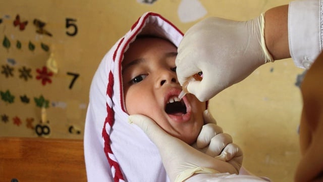 Pekan Imunisasi Polio di Riau Capai 88,7 Persen, Sebanyak 957.075 Anak Sudah di Vaksin