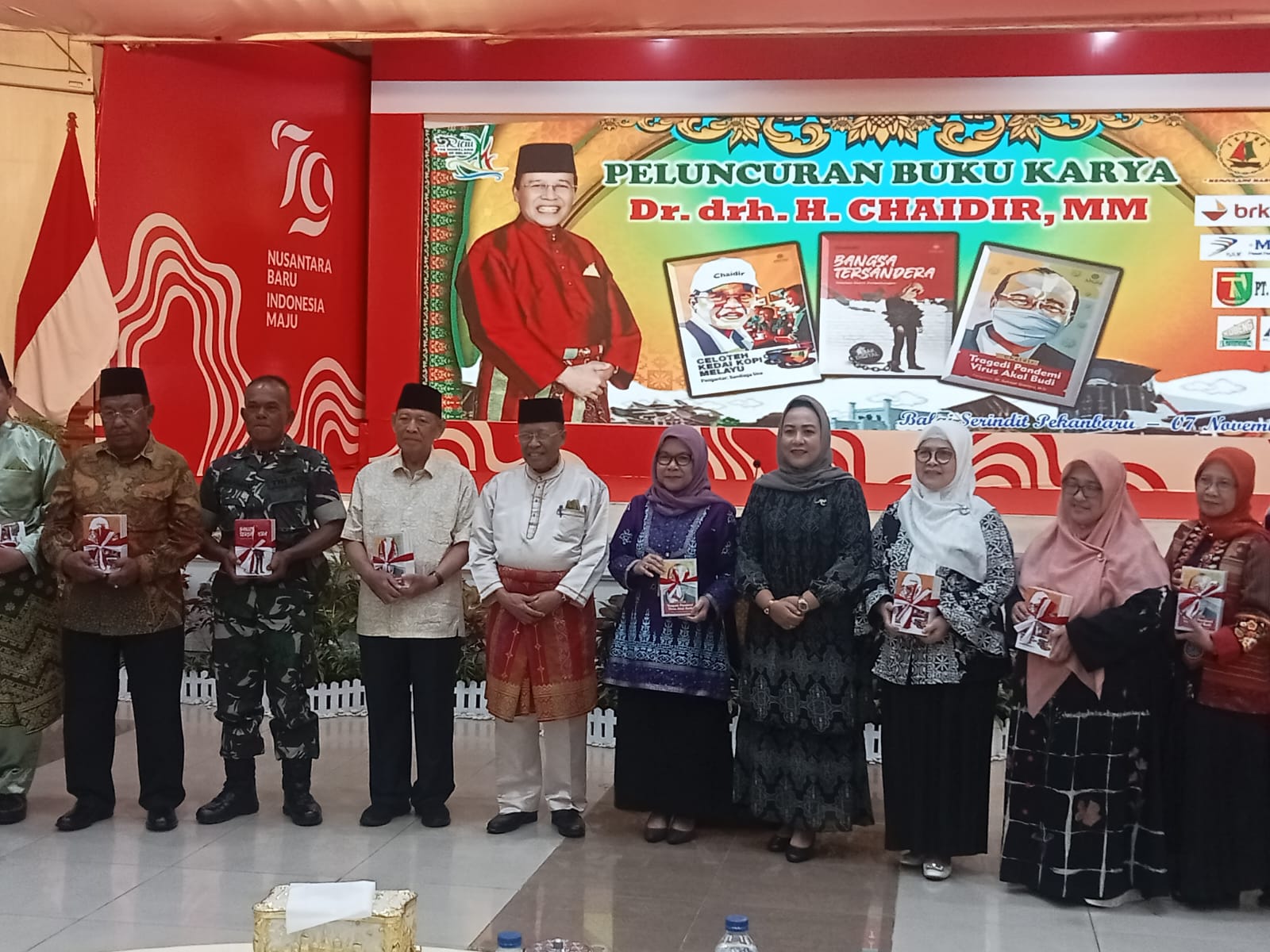 Peluncuran Buku Pandemi Virus Akal Budi di Apresiasi Pemprov Riau, Dr. Chaidir: Buku Ini Curahan Hati Melihat Kondisi Saat ini