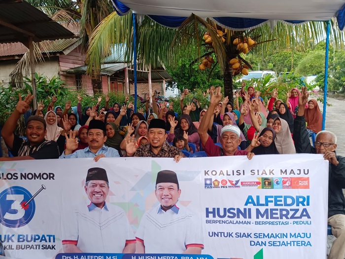Alfedri-Husni Siapkan Pelayanan dan Penerangan untuk Kemajuan Siak