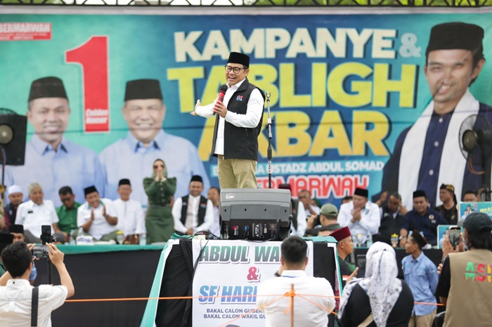 Didukung UAS dan Survei Bagus, Cak Imin Optimis Bermarwah Menang di Riau