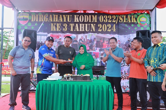 Hari Jadi ke-3 Kodim 0322/Siak, Wakil Bupati Husni Merza Sampaikan Hal Ini