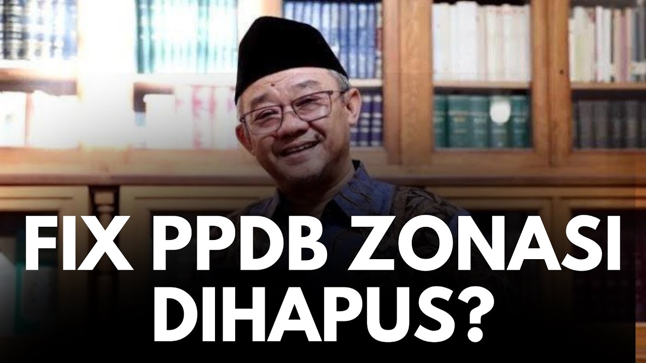 Wapres RI Perintahkan Sistem Zonasi Sekolah di Hapus, Mendikdasmen Akan Putuskan Maret 2025