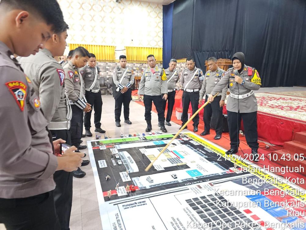 150 Personil Gabungan TNI-Polri Amankan Debat Perdana Pilkada Bengkalis