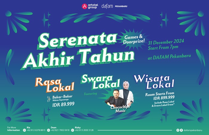 DAFAM Pekanbaru Ikut Semarakan Program Akhir Tahun Artotel Wanderlust Bertajuk 