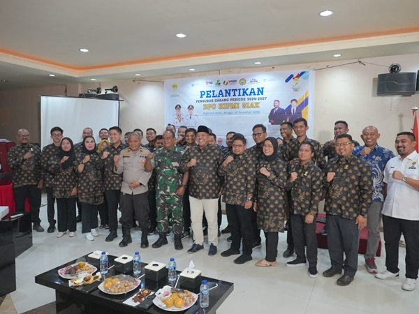 Pengurus BPC HIPMI Siak Dilantik, Alfedri: Dukung Kami Wujudkan 1.000 UMKM