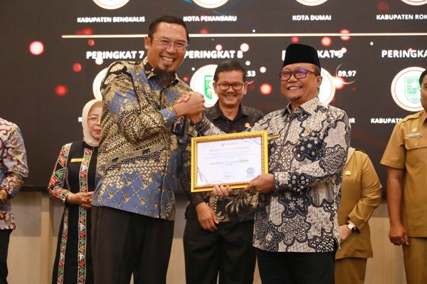 Pemkab Siak Raih Opini Kualitas Tertinggi Dalam Pelayanan Kepada Masyarakat