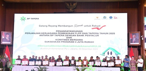 Komitmen Dukung Program Pemerintah, BRK Syariah Teken Kerjasama FLPP dan Tapera