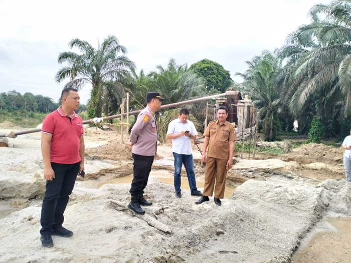 Respon Cepat Isu Galian C Ilegal, Kapolsek Turun ke 2 Desa di Tambang