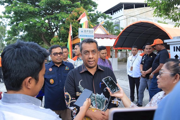 Pj Wali Kota Roni Rakhmat Minta BPBD Bersiap Antisipasi Banjir