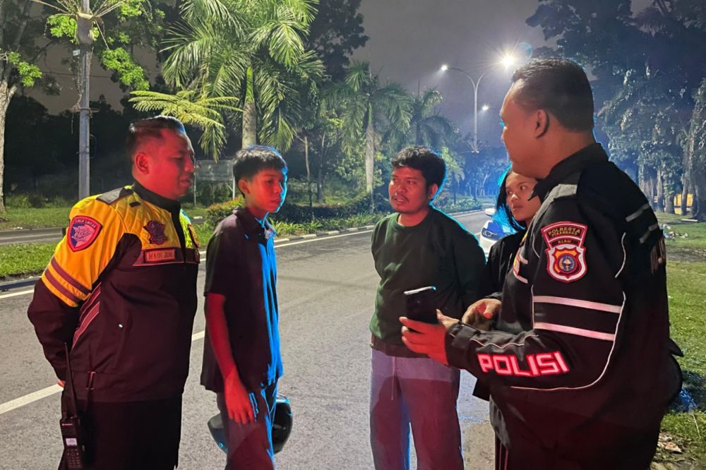 Antisipasi Genk Motor, Polresta Pekanbaru Sikat 36 Motor di 3 Tempat