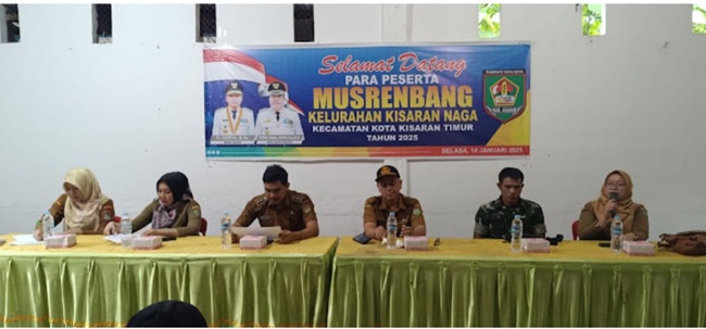 Camat Kisaran Timur Ikuti Musrenbang Kelurahan Kisaran Naga