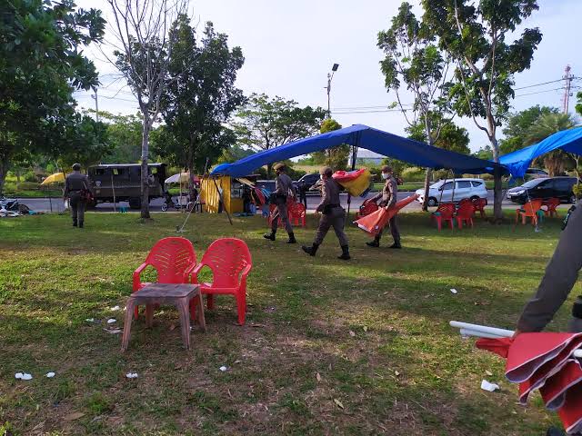 Tak Jera! Meski Sudah Dirazia Tenda Ceper Mesum Masih Marak di Sekitar Stadion Utama Riau