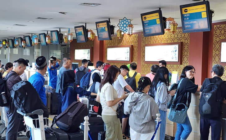 Lonjakan Penumpang Terjadi di Bandara SSK II Pekanbaru, Puncak Arus Mudik H-2