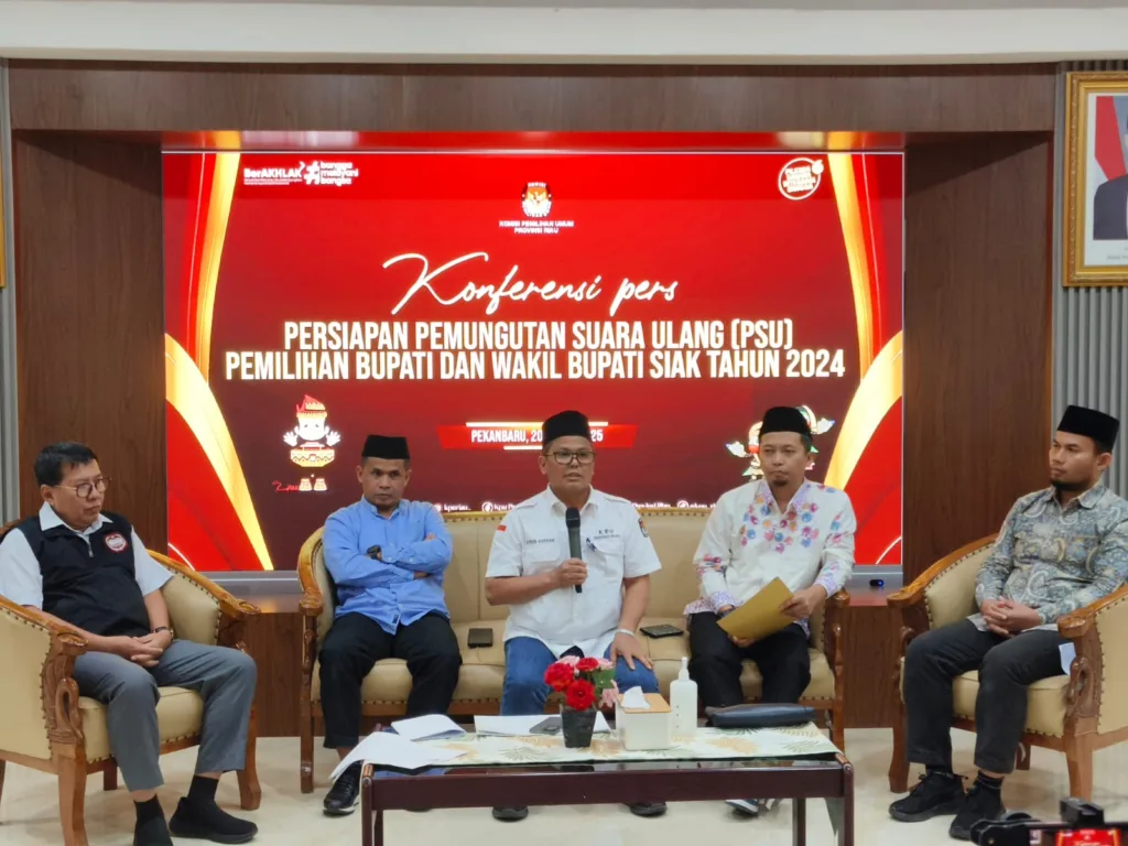 KPU Riau Pastikan Pelaksanaan Pemilihan Suara Ulang (PSU) Siak Siap Digelar 22 Maret Besok