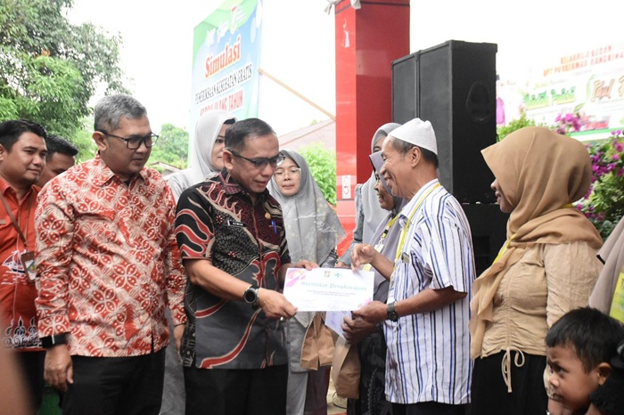Asisten III Kampar Buka Simulasi Pemeriksaan Kesehatan Gratis di UPT Puskesmas Bangkinang Kota