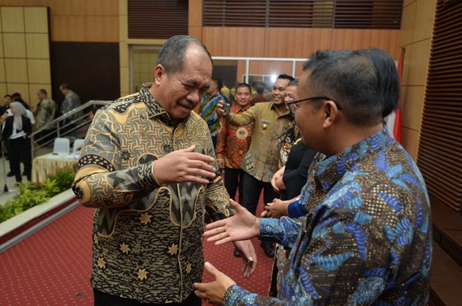 Bupati Asahan Hadiri Serah Terima Jabatan Kepala BPK Perwakilan Provinsi Sumatera Utara