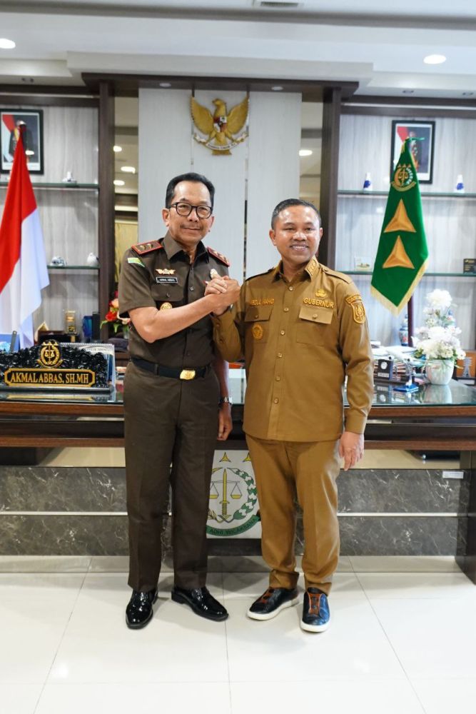 Bertemu Kajati Riau, Gubri Wahid: Kita Inventarisasi Defisit Anggaran, Kalau Ada yang Bisa Ditunda Kita Tunda