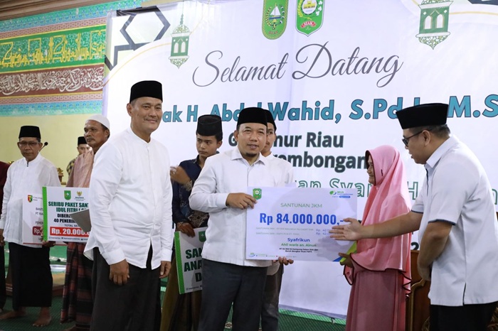 Wabup Siak Sambut Safari Ramadan Pemprov Riau, Berkah Bantuan untuk Masyarakat