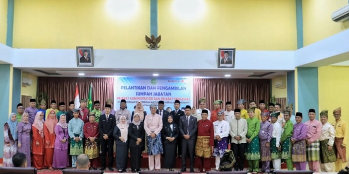 Lantik 9 Pejabat, Wabup Muzamil: Evaluasi Jalan Terus, tak Ada Istilah Balas Dendam!