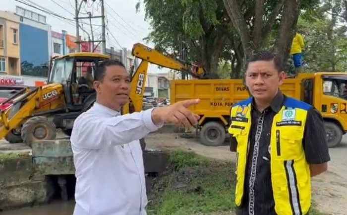 Pantas Saja Jalan Arifin Achmad jadi Titik Banjir, Ternyata Ini Penyebabnya