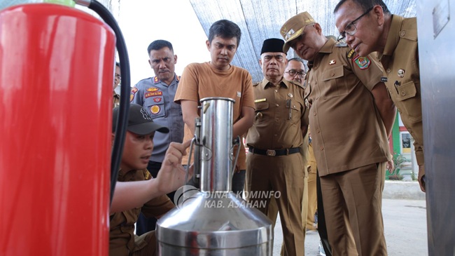 Wakil Bupati Asahan Sidak Bahan Bakar Minyak SPBU Simpang Tanjung Alam