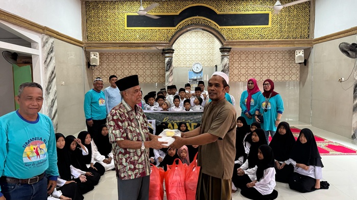 Hari ke-7 Pesona Ramadan PP IKA SMANSA Pekanbaru, Datangi Ponpes Al Hawariyun dan Panti Asalam
