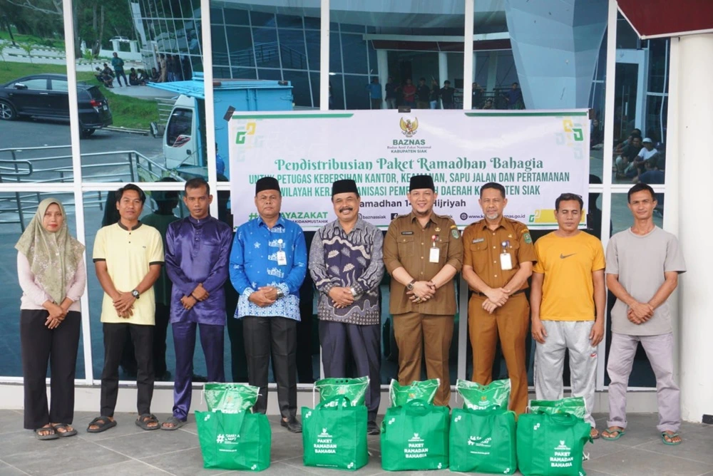 Pemkab Siak Bersama Baznas Salurkan 1.861 Paket Ramadan Bahagia
