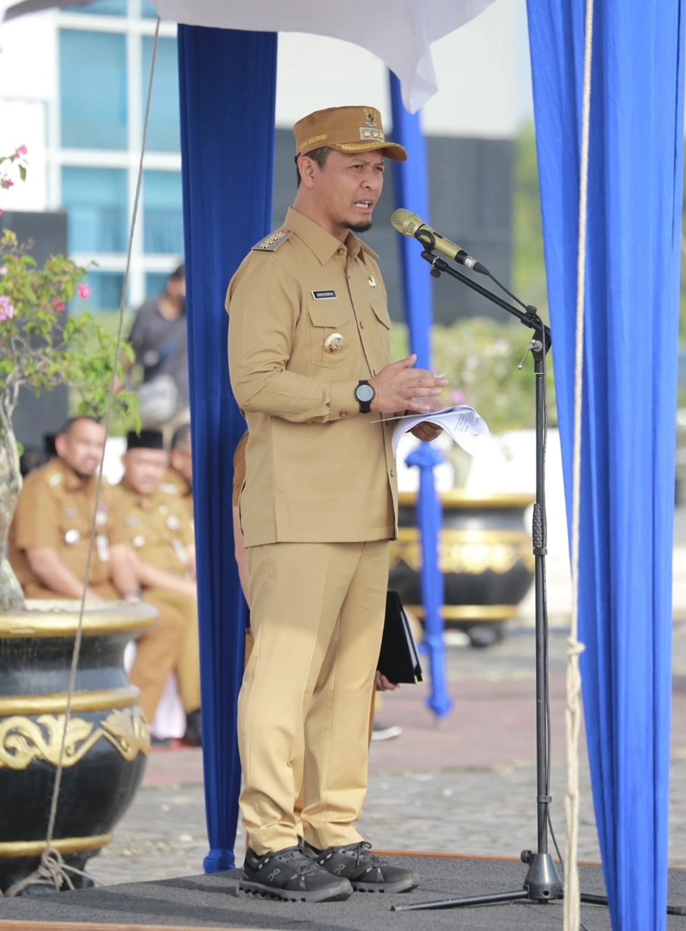 Pimpin Apel Perdana,  Wako Agung Nugroho Minta Pegawai Ikuti Kecepatannya:  Kalau Bisa Bekerja Saya Pakai, Kalau Tidak Minggir Dulu