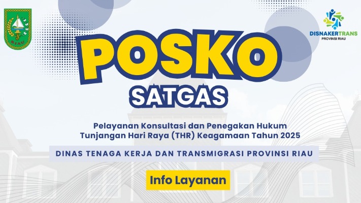 Hingga Hari ini Posko Pengaduan THR Disnakertrans Riau Terima 53 Laporan Karyawan, Terbanyak Pekanbaru