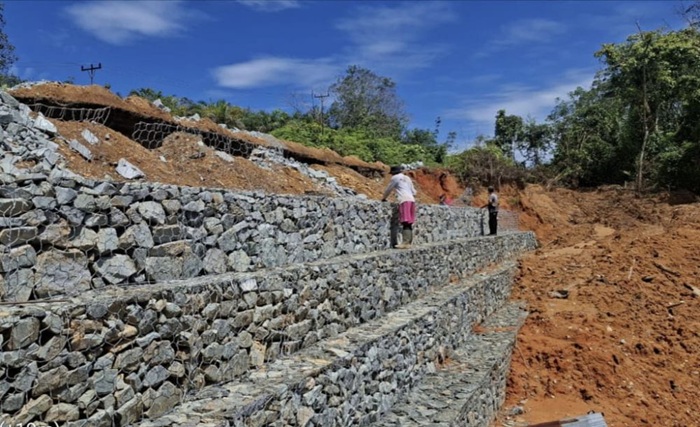 PUPR Riau Sedang Tangani 3 Titik Longsor di Ruas Jalan Batu Besurat-Candi Muara Takus