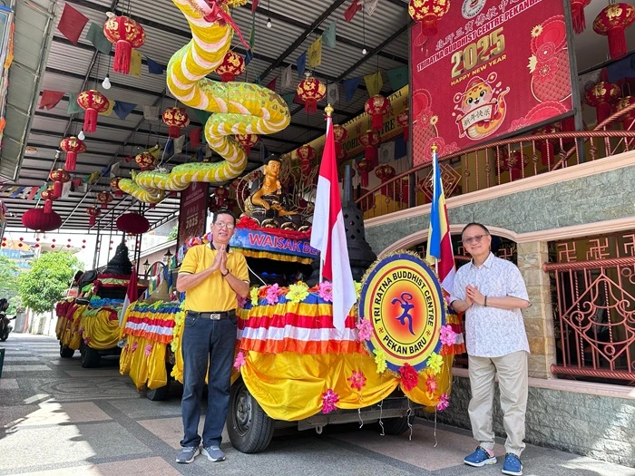 Sore Ini, Ribuan Peserta akan Ramaikan Pawai Waisak Bersama 2569 BE/2025 Umat Buddha Pekanbaru