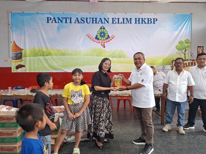 PTPN IV Regional II Kebun Tinjowan Group Gelar Bakti Paskah di Panti Asuhan Elim HKBP Permatang Siantar